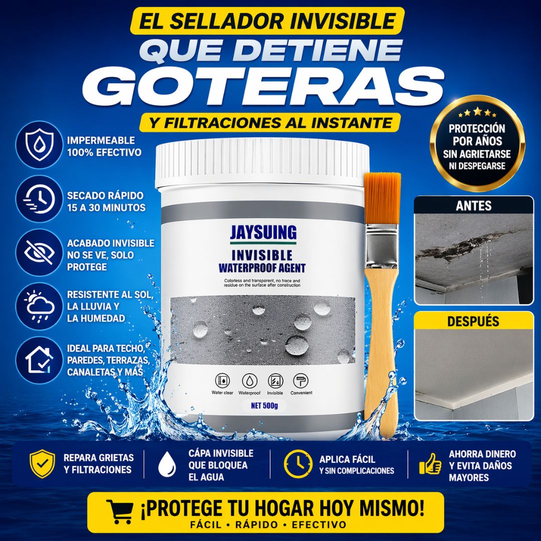ADIOS FILTRACIÓN | SELLADOR IMPERMEABILIZANTE 500G 🏠